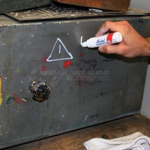 Markal Paint-Riter Pocket Marker 3-10mm toepassing op staal industriële markeerstift