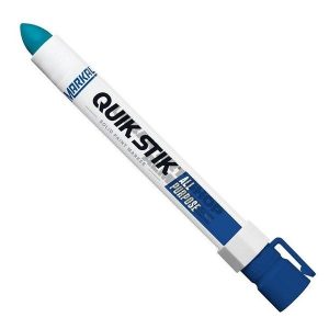 Markal Quik Stik blue blauw solid paint marker voor alle oppervlakken