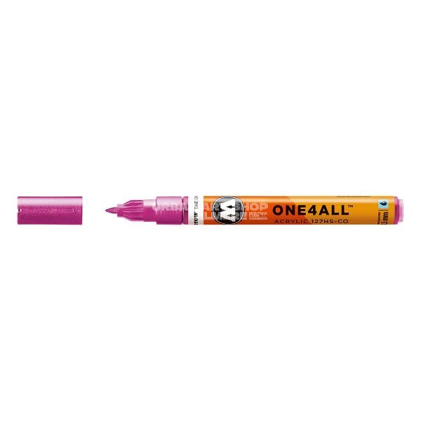 Metallic Pink 225 One4all 127HS crossover marker 1.5mm Molotow