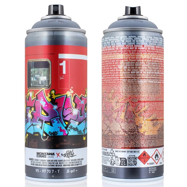 Montana Cans ICONIC SERIES FEAT. JEPSY spuibussen bij Urban Art Shop Almere