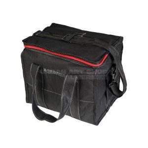 Mr. Serious District shoulder bag professionele schoudertas voor 12 spuitbussen dicht