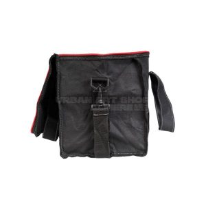 Mr. Serious District shoulder bag professionele schoudertas voor 12 spuitbussen zijkant