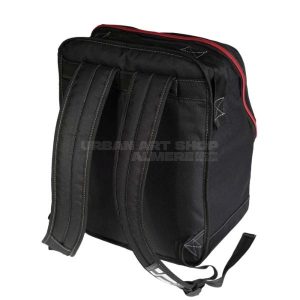 Mr. Serious Metro backpack professionele rugtas voor 24 spuitbussen achterkant