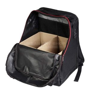 Mr. Serious Metro backpack professionele rugtas voor 24 spuitbussen open