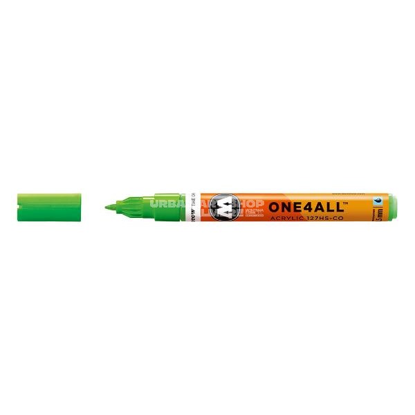 Neon Green Fluorescent 219 One4all 127HS crossover marker 1.5mm Molotow