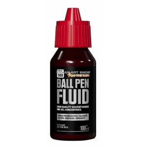 OTR 988 rood Ball Pen Fluid 100ml inkt red On The Run