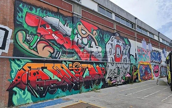 Overzicht van legale graffiti plekken en muren in Nederland Merwedekanaal Utrecht Urban Art Shop Almere