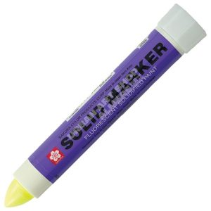 Sakura Solid Paint Marker fluor yellow geel original voor op alle materialen