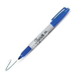 Sharpie Fine permanente marker blauw 1 mm