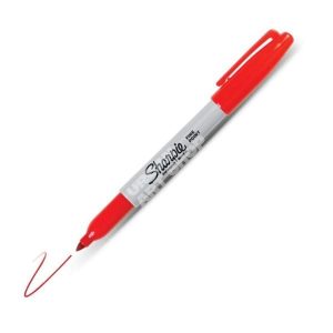Sharpie Fine permanente marker rood 1 mm