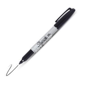 Sharpie Fine permanente marker zwart 1 mm