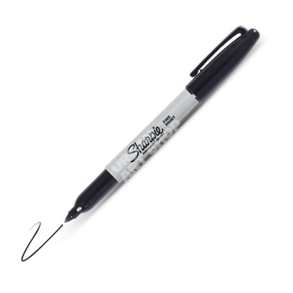 Sharpie Fine permanente marker zwart 1 mm Sharpie Fine permanente marker zwart 1 mm