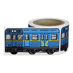 Subway stickers Kyiv metro 200x op rol Flux systems